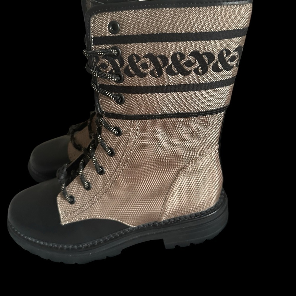 Sam & Libby Black and Tan Winter Boots - Picture 5 of 5